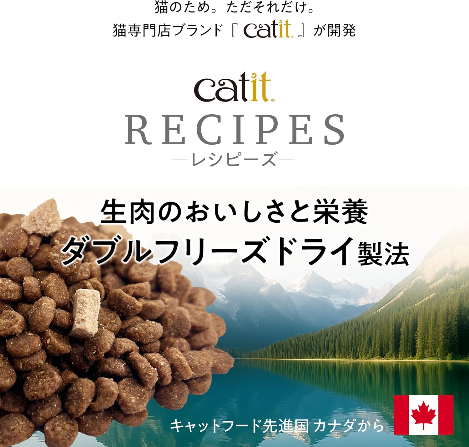 【Catit(キャットイット)】Recipes(レシピ―ズ)INDOOR 室内猫用 チキン 400g
